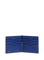 Figure View -Click To Enlarge 'Simple Grip Spring' leather wallet
