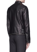 Back View -Click To Enlarge 'Rockstud Untitled' leather jacket