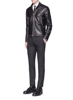 Figure View -Click To Enlarge 'Rockstud Untitled' leather jacket