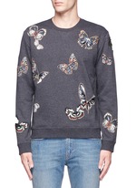 Main View -Click To Enlarge 'Camubutterfly' embroidery sweatshirt