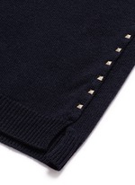 Detail View -Click To Enlarge 'Rockstud Untitled' cashmere sweater
