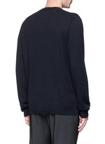Back View -Click To Enlarge 'Rockstud Untitled' cashmere sweater