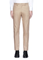 Main View -Click To Enlarge Side stripe cotton blend chinos