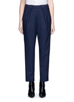 Main View -Click To Enlarge Tuxedo stripe zip cuff pants