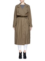Main View -Click To Enlarge 'Dracen' belted nylon raincoat