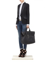 St. John&nbsp;Piqué knit peak-lapel jacket