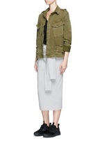 Detail View -Click To Enlarge 'All In One' convertible cotton jersey dress