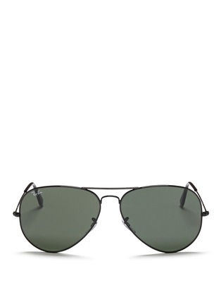 首图 - 点击放大 首图 - 点击放大 - RAY-BAN - 'Aviator Large Metal II' sunglasses