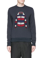 Main View -Click To Enlarge Down jacket embroidery sweatshirt