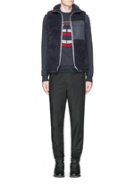 Figure View -Click To Enlarge Down jacket embroidery sweatshirt