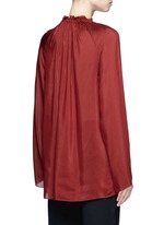 Back View -Click To Enlarge 'Spira' modal-silk neck tie top