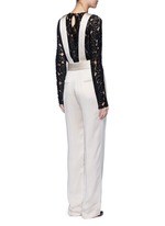 Back View -Click To Enlarge Techno twill suspender pants