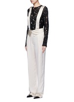 Front View -Click To Enlarge Techno twill suspender pants