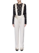 Main View -Click To Enlarge Techno twill suspender pants