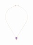 Main View - Click To Enlarge Main View - Click To Enlarge - Bao Bao Wan - Balloon pendant diamond pavé amethyst 18k rose gold necklace