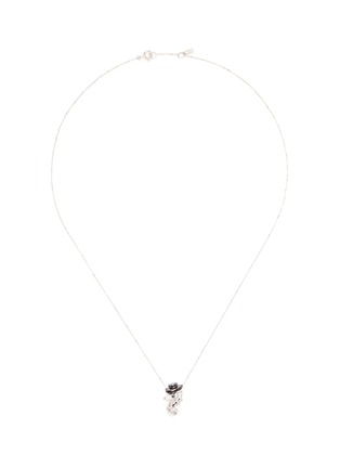 Main View - Click To Enlarge Main View - Click To Enlarge - Bao Bao Wan - 'Little Seahorse' diamond 18k white gold necklace