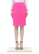 St. John&nbsp;Textured wool-blend pique-knitted pencil skirt