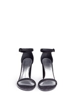 Front View -Click To Enlarge 'Walk Way' glitter mesh sandals