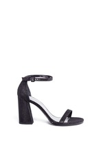 Main View -Click To Enlarge 'Walk Way' glitter mesh sandals