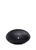 Main View -Click To Enlarge 'America' water snake leather rugby ball