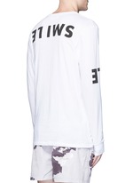 Back View -Click To Enlarge 'Smile' print T-shirt
