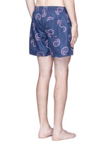 Back View -Click To Enlarge Paisley print swim shorts
