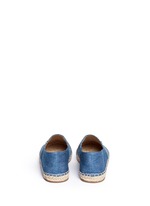 Back View -Click To Enlarge 'Kendrick' denim espadrille slip-ons