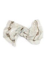Detail View -Click To Enlarge 'Rieti' map print modal-linen-silk scarf