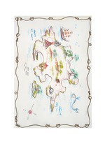 Main View -Click To Enlarge 'Rieti' map print modal-linen-silk scarf
