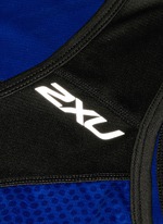 Click To Enlarge 'Ice X Singlet' colourblock performance tank top
