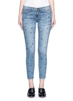 Detail View -Click To Enlarge 'The Stiletto' star print skinny jeans
