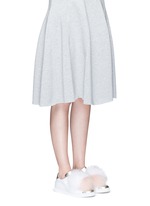 Figure View -Click To Enlarge 'Pon Pon' leather slip-on sneakers