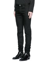 Front View -Click To Enlarge 'Rico' back strap skinny jeans
