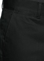 Detail View -Click To Enlarge Slim fit cotton chinos