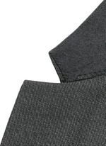 Click To Enlarge Notch lapel speckled wool suit