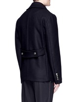 Back View -Click To Enlarge Double breasted peacoat