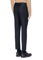 Back View -Click To Enlarge Slim fit wool pants