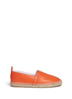 Main View -Click To Enlarge Lambskin leather espadrilles