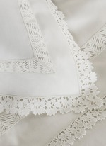 Detail View -Click To Enlarge Sempione Lace Euro sham
