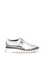 Main View -Click To Enlarge 'Odette' mirror eco leather monk strap shoes