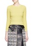 Main View - Click To Enlarge Main View - Click To Enlarge - Alexander McQueen - Dot texture scalloped seam sweater