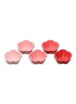 Main View -Click To Enlarge Stoneware mini flower bowl set