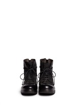 Figure View -Click To Enlarge 'Bolla Zucca Zeppa' lace-up boots