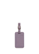 Main View -Click To Enlarge Single window leather luggage tag