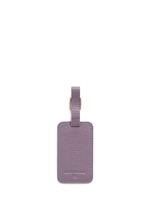 Figure View -Click To Enlarge Single window leather luggage tag