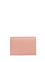 Main View -Click To Enlarge Pebble grain leather multi card holder