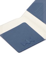 Detail View -Click To Enlarge Fine grain leather passport holder