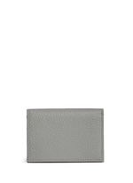 Main View -Click To Enlarge Pebble grain leather multi card holder