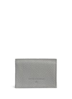 Figure View -Click To Enlarge Pebble grain leather multi card holder