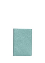 Main View -Click To Enlarge Pebble grain leather passport holder